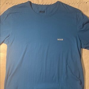Hugo Boss Men's Short Sleeve T-shirt in Blue XL